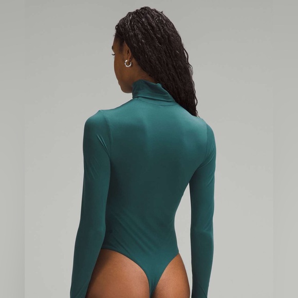 NWT! Lululemon Wundermost Ultra-Soft Nulu Turtleneck Thong Bodysuit - Picture 2 of 7